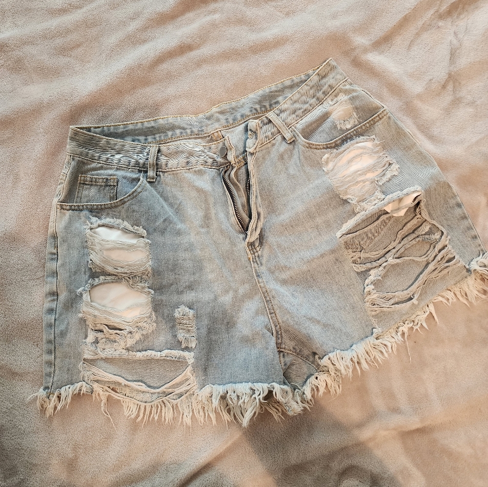 Women-Denim shorts